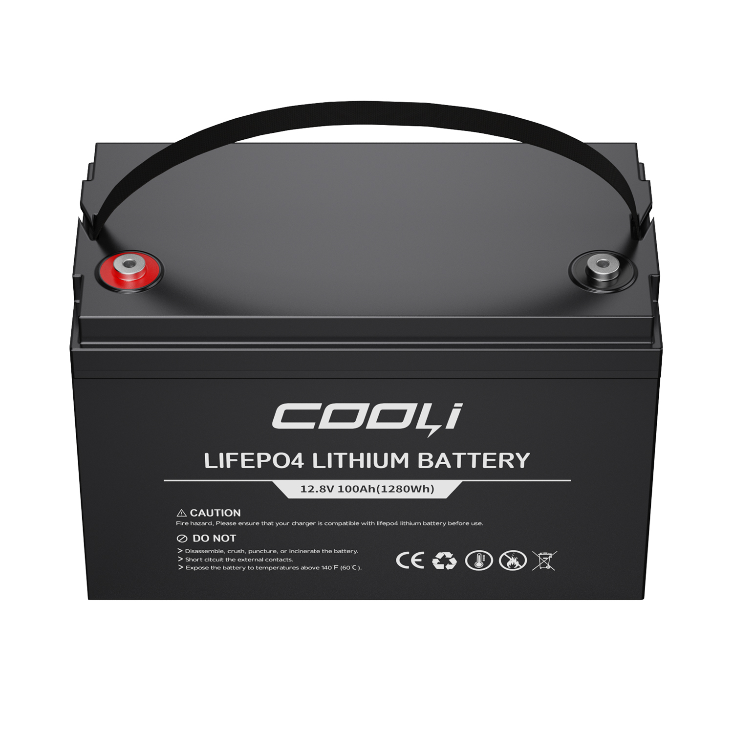 Batterie LiFePO4 12.8V 100Ah/200Ah/314Ah | Boîtier ABS Cycle Profond